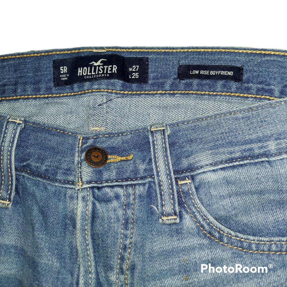 Hollister boyfriend jeans low rise 27 × 25 - Picture 2 of 3
